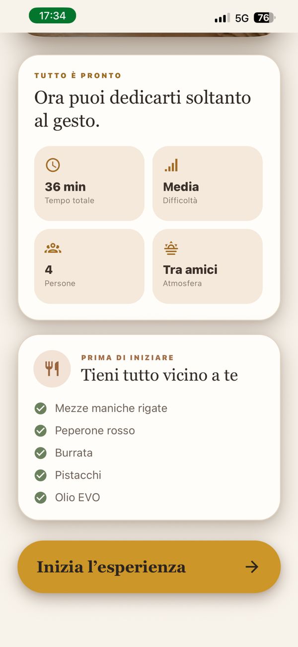 Preparazione guidata AperUp